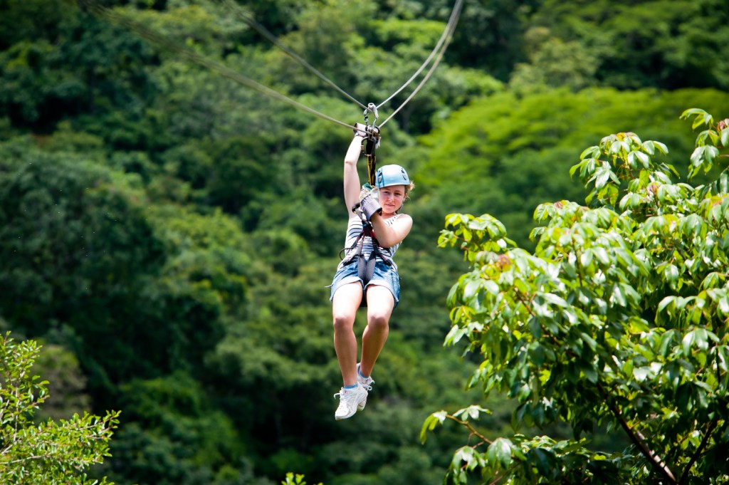 Ziplining in Costa Rica