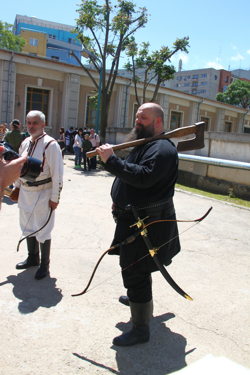 man with Ax - Historical reenactments 