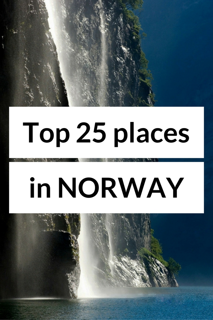 Top 25 places to see and things to do in #Norway #travel #Europe