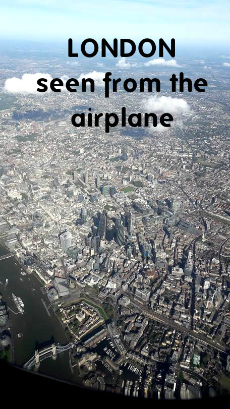 #London seen from the #airplane #travel #Europe #UK