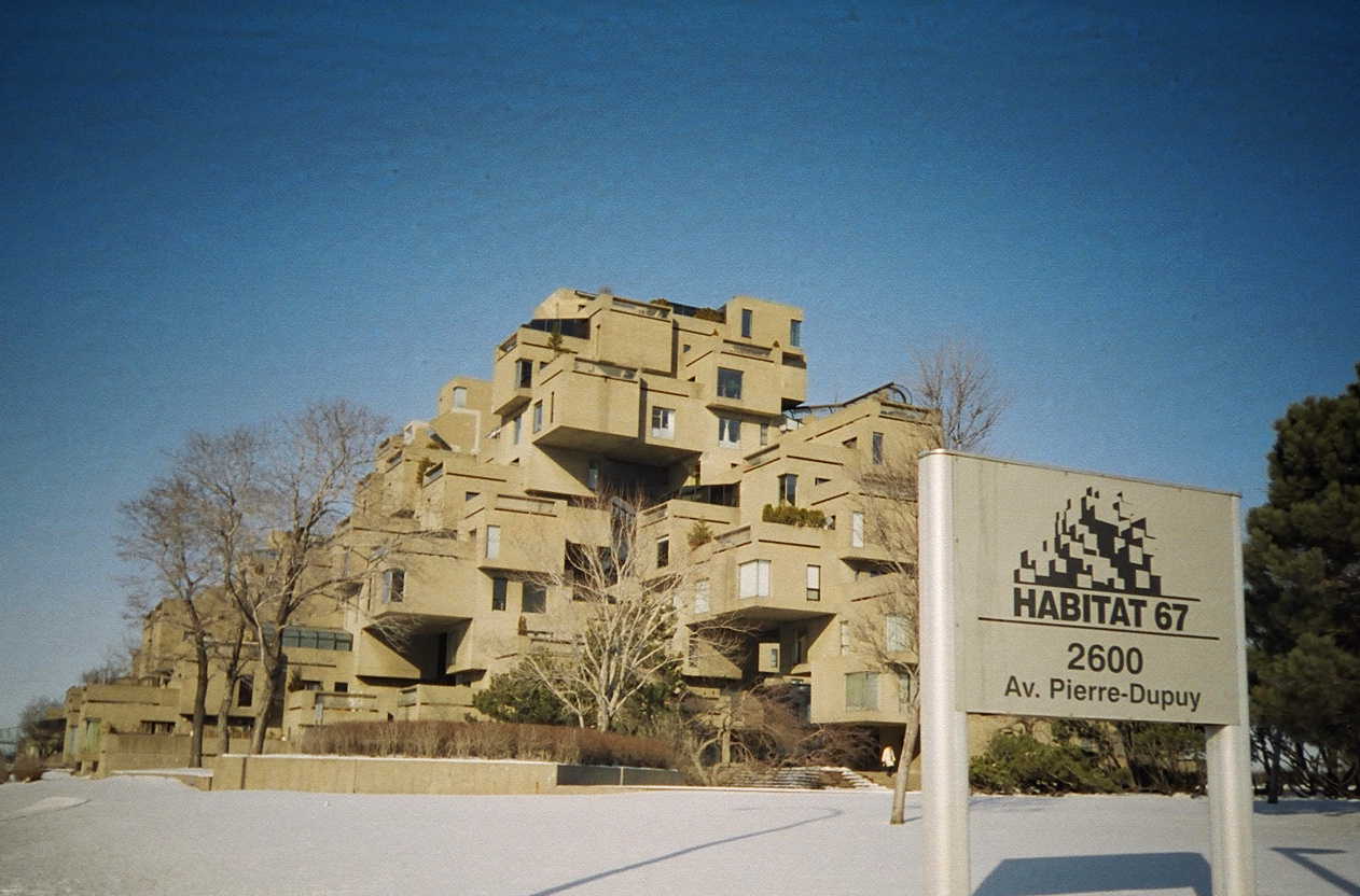 Habitat 67 in winter