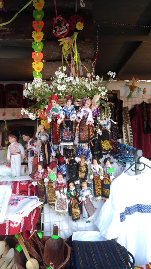 Easter Market in Bucharest, Romania - dolls