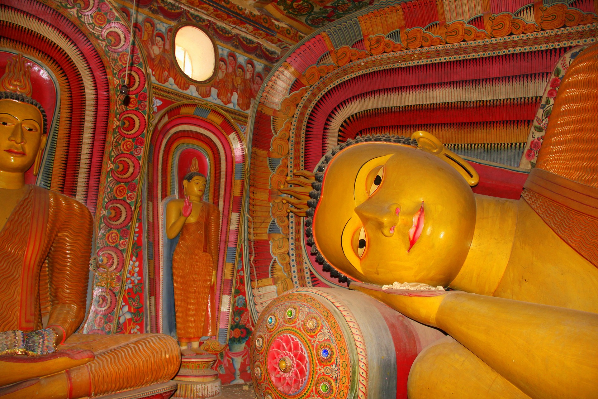 Sri Lanka - Sleeping Buddha Temple - pixabay