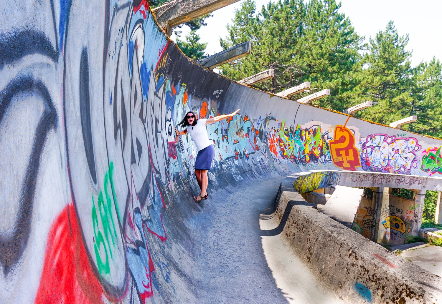 Abandoned Bobsled Track, Sarajevo, Bosnia and Herzegovina