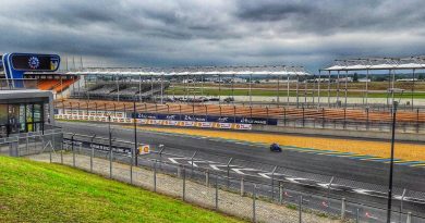 Photo: the famous racing circuit in Le Mans, France