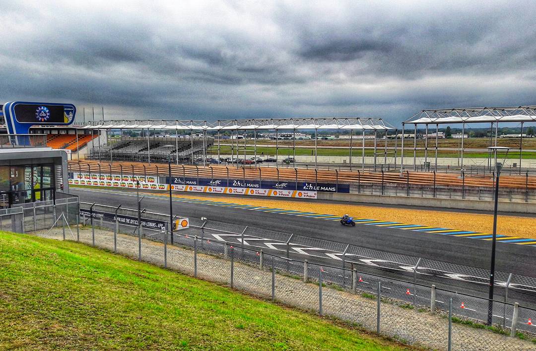 the famous racing circuit in Le Mans, France