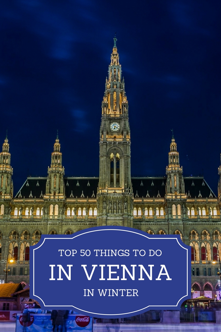 Discover the Top 50 Things to do in Vienna in Winter. These are the best things to do in Vienna in December, great things to do in Vienna on New Year's Eve and other cool winter activities in Vienna, Austria - #Vienna, #Austria, #Christmas #market, #Europe, #Christmasmarket, #travelmomentsintime