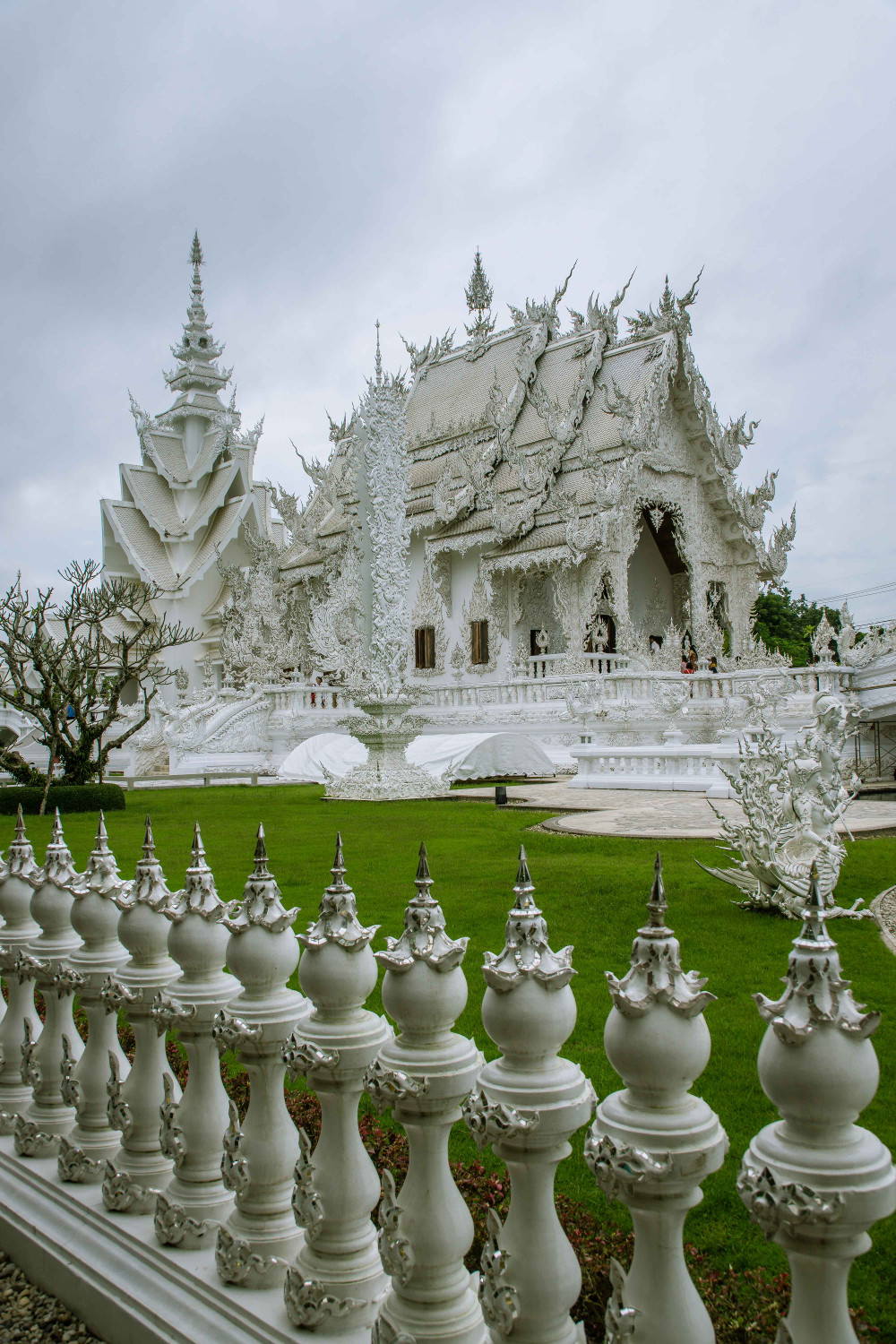 Wat Rong Khun also known as The White Temple in Chiang Rai