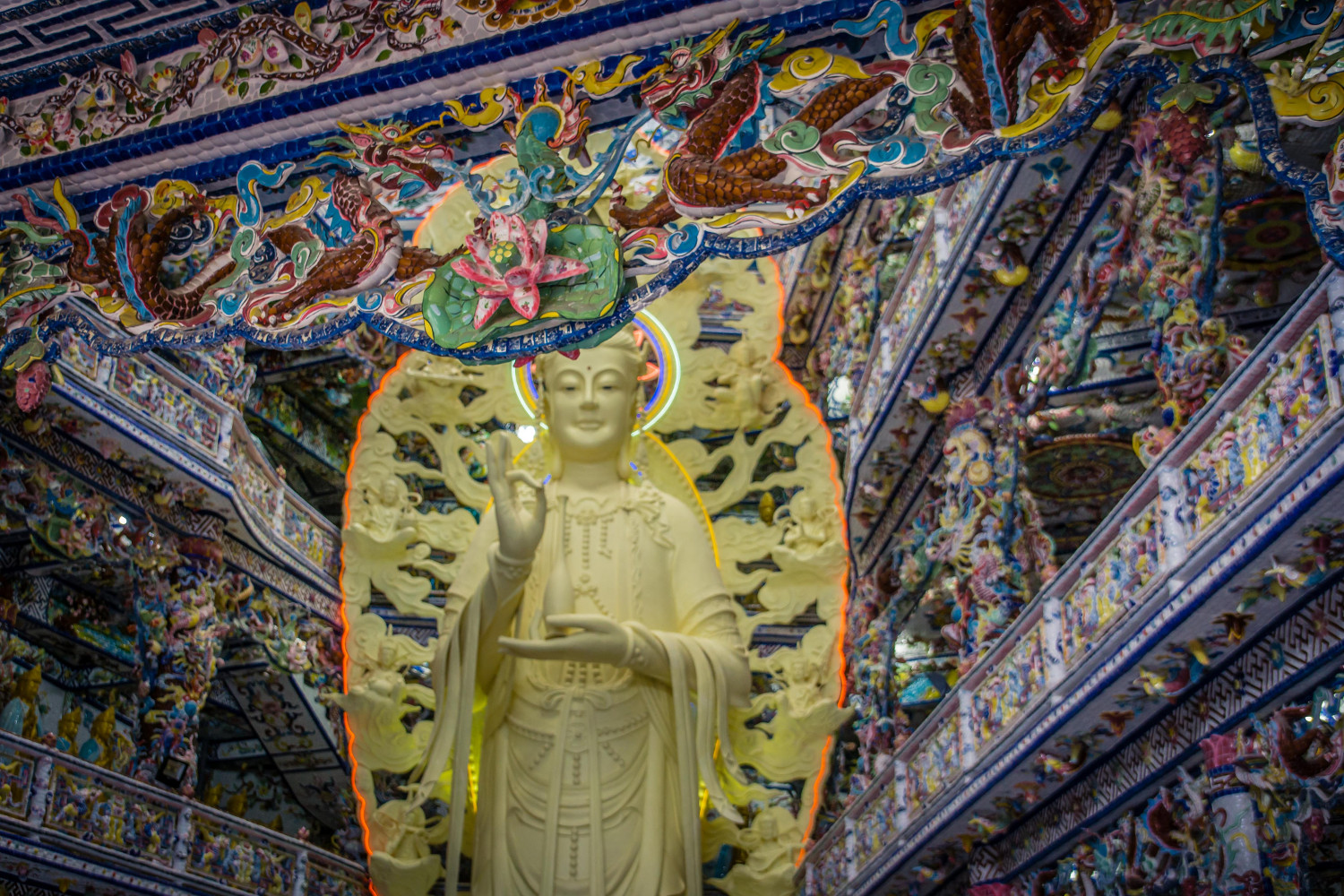 Linh Phuoc Pagoda in Dalat