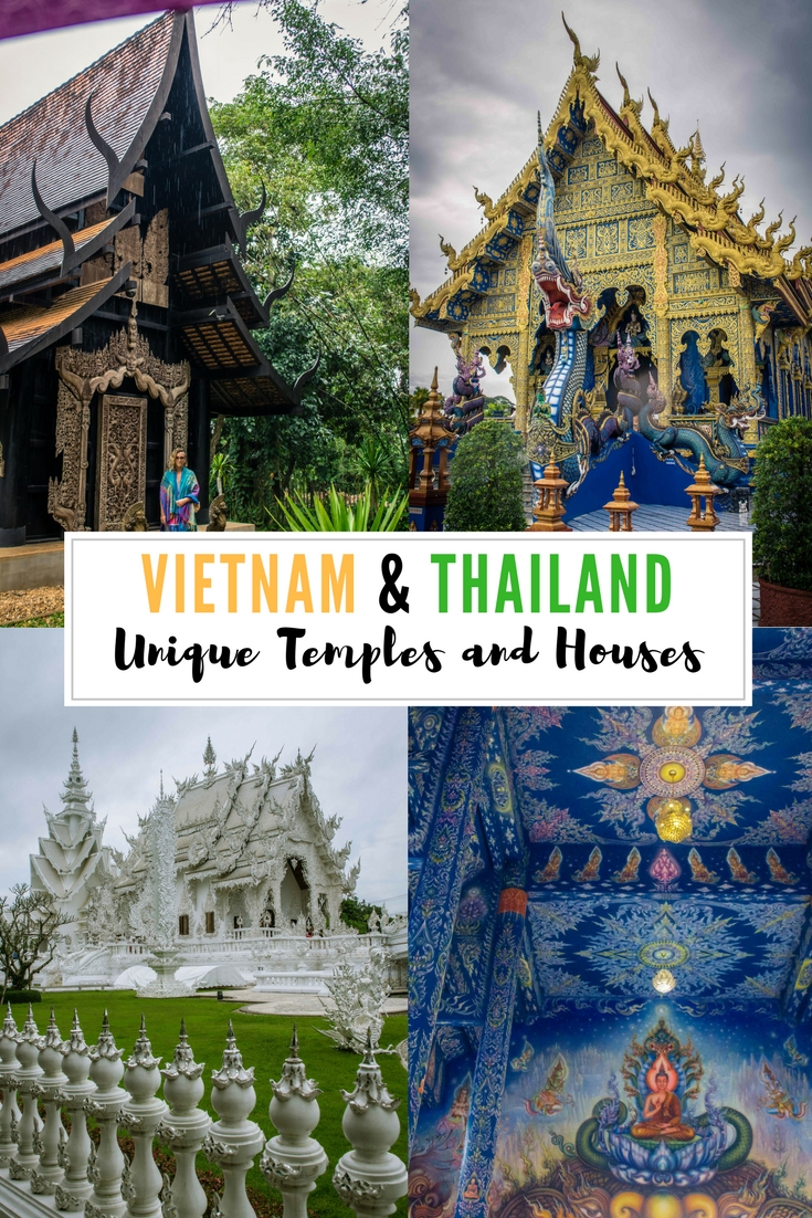 The Unique Temples and Houses of Vietnam and Thailand; #Vietnam temples, #Thailand temples, Asia temples, Asia travel, Vietnam travel
