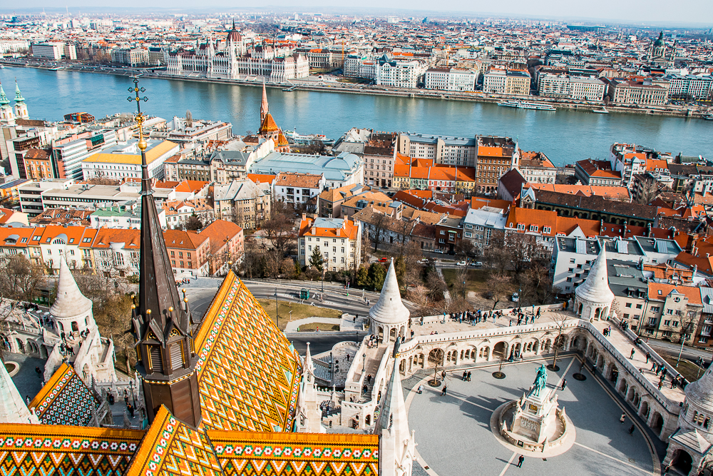 View from Matthias Church, Budapest. Here are the Budapest attractions you can't afford to miss 