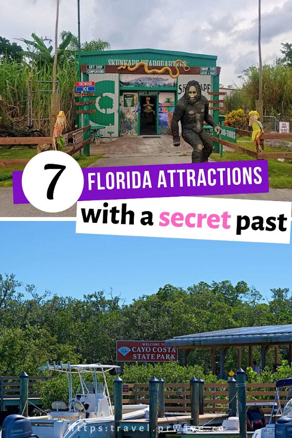 7 Florida attractions with a secret past. Find out which are the mysterious places to visit in Florida and their dark secret! Read the article now and plan your Florida trip asap! #usa #florida #halloween #travel 