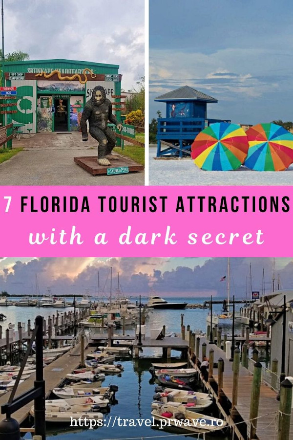 7 Florida Tourist Attractions with a Dark Secret. Learn more about Florida Skunk Ape, Ghosts of Key West, the haunting of the Neiman Marcus Building, The Curse of Napituca, and more! Read this article to see the Florida Attractions with a secret - all worthy to be included on your Halloween USA destinations list! #usa #florida #halloween 