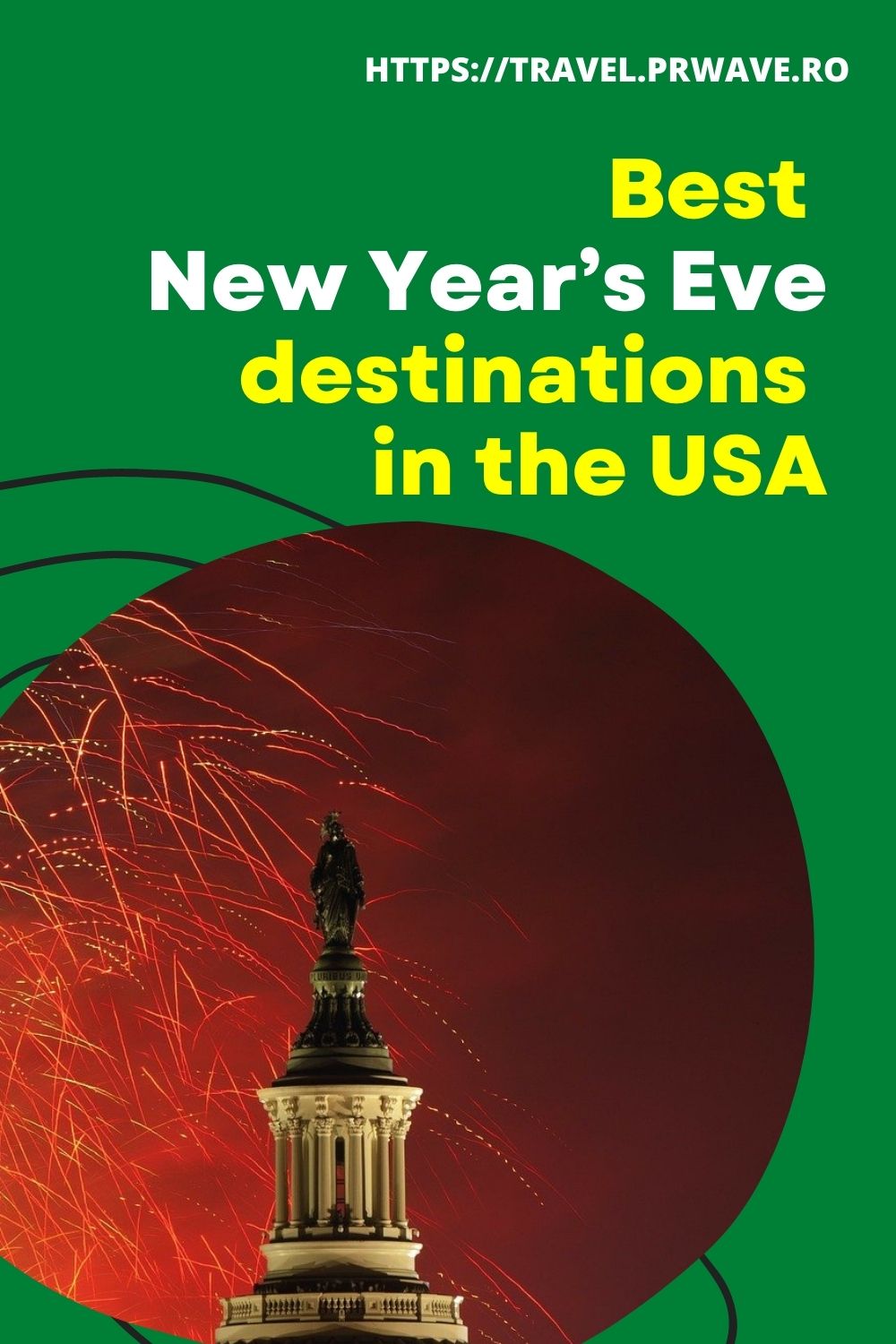 Wondering what are the best places to go for New Year's Eve in the US? Discover the best New Year's Eve destinations in the USA. These are the best cities to celebrate New Year's Eve in the US. #newyearseve #winterholidays #usa #usatravel #usanye #nye #nyeusa #usabestcities
