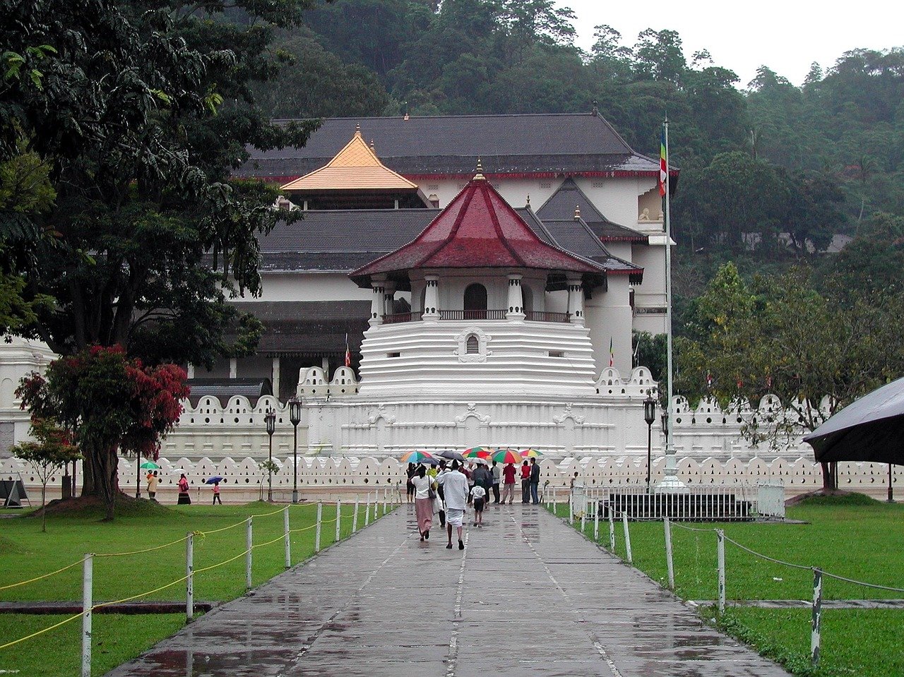 The Temple of the Sacred Tooth Relic is one of the top attractions in Kandy, Sri Lanka