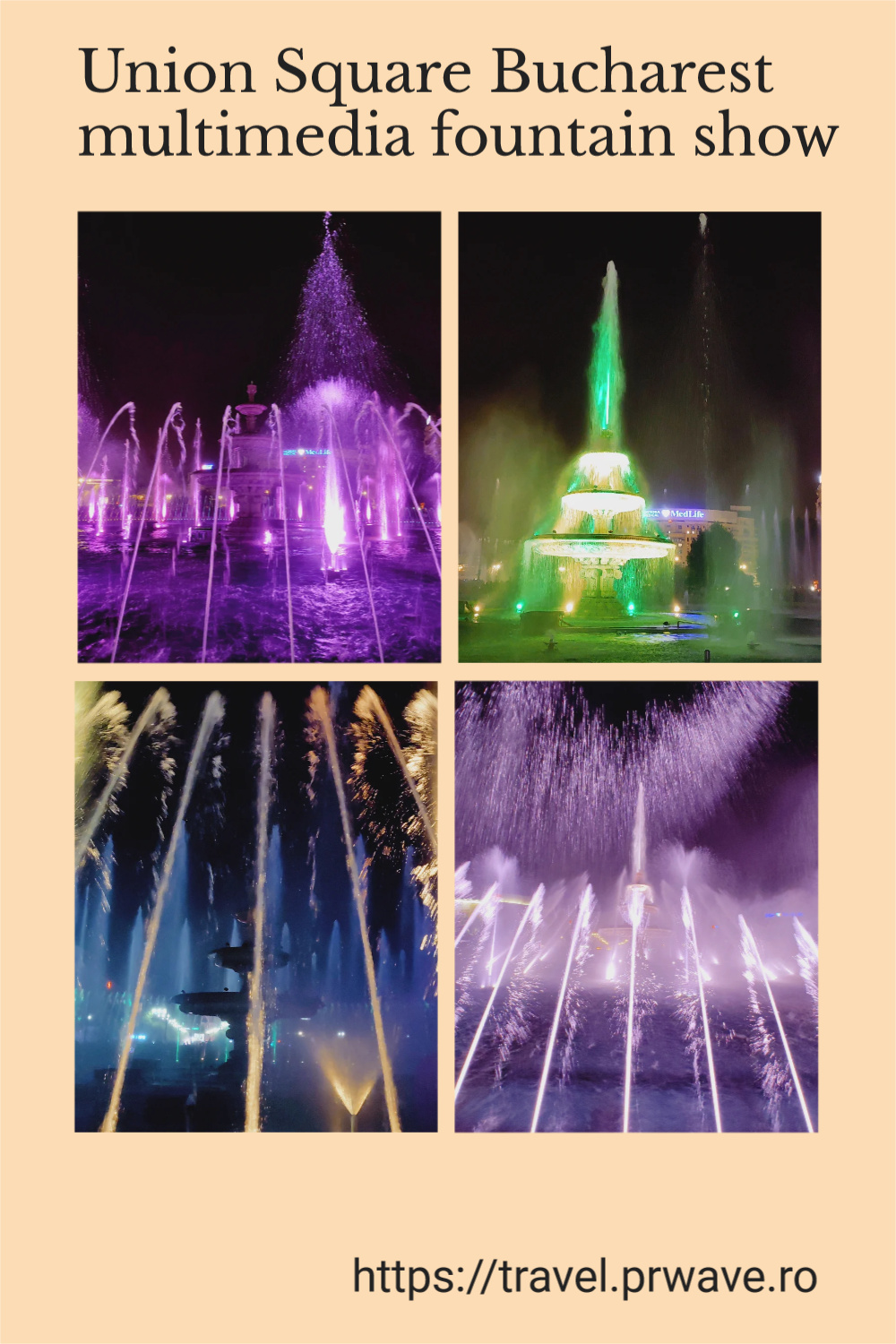 Magical fountain show - the singing fountains in Bucharest, Romania   #fountainshow #magicalshow #singingfountainshow #magicalfountainshow #bucharestfountains #bucharestfountainsshow