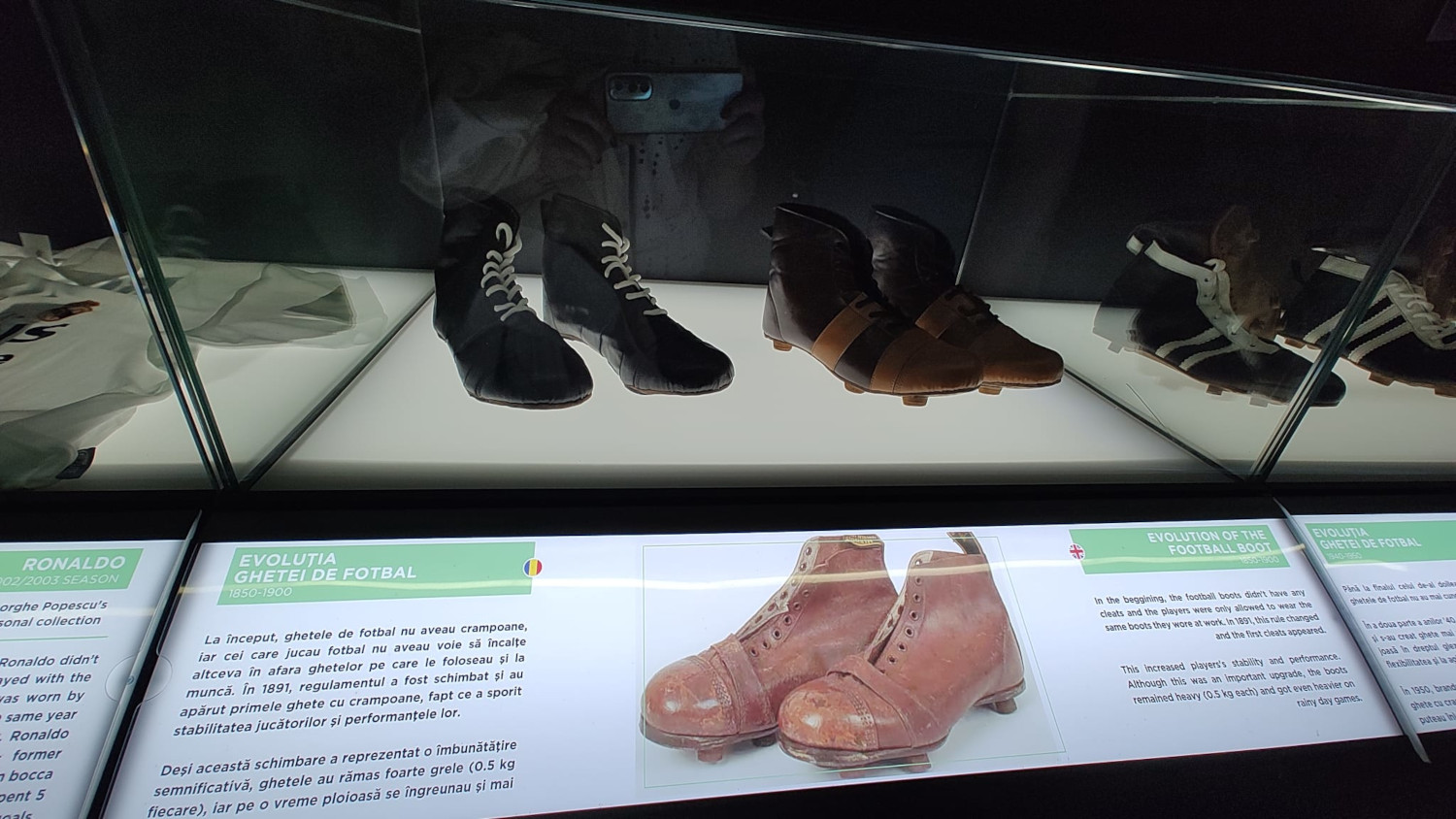 evolution of football footwear
