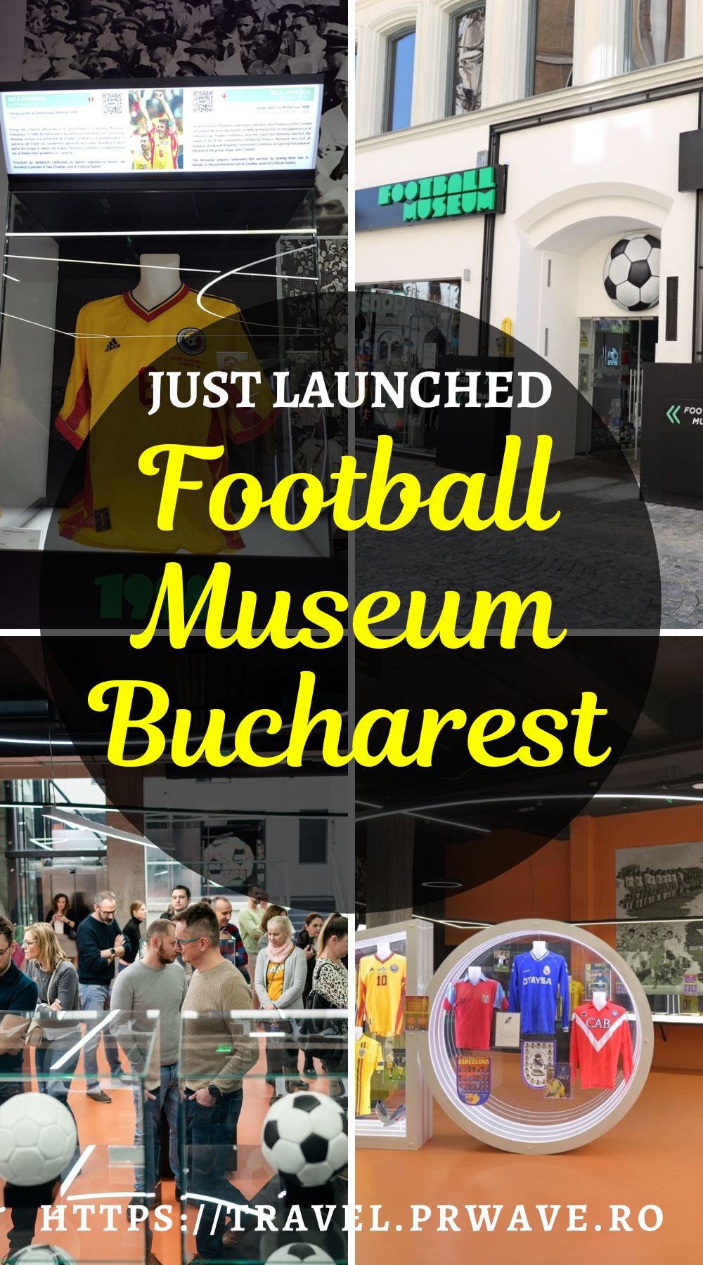 The complete guide to visiting the Football Museum Bucharest - one of the new things to do in Bucharest. Tips for visiting the first football museum in Eastern Europe. Discover the things to do at the Football Museum Bucharest #football #messi #maradona #hagi #football #museum #bucharest #romania #europe #museums #footballmuseum 