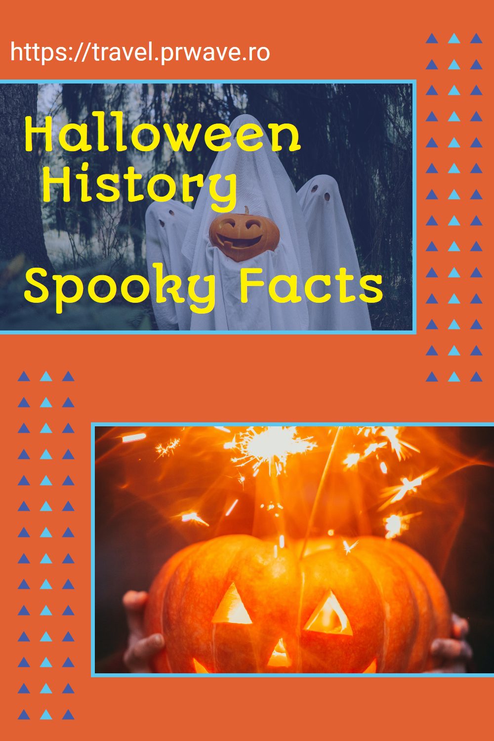 The Spooktacular Halloween History. Amazing Halloween facts and the stories behind each Halloween tradition #halloween #halloweenfacts #halloweenhistory #halloweenthingstoknow #halloweentrivia #pumpkin #halloweentraditions #halloweensuperstitions