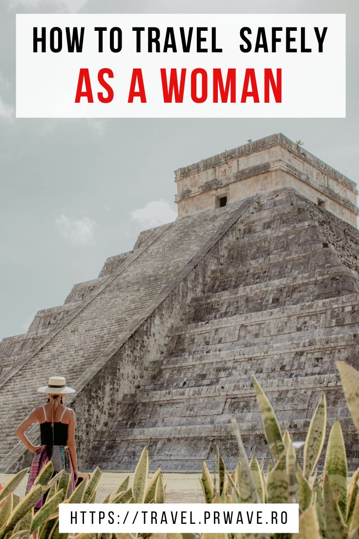 How to travel safely as a woman: Solo Female Travel Tips. Use this guide to travel safety and be prepared for your next solo trip. These are the top travel safety tips for women traveling solo. #traveltips #solotravel #safety #solofemaletravel #solofemaletravelers #safetytips #traveltips